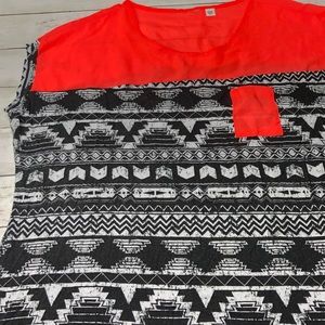 3x Plus Size short sleeve top